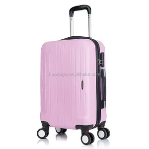 4 ruedas 360 grados varios colores ABS bolsas de equipaje de viaje, maleta Trolley juego de equipaje para mujer, fabricación de equipaje