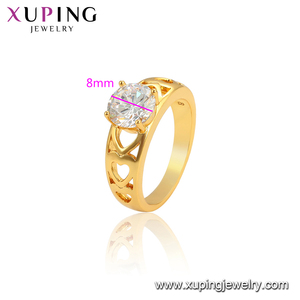 15774 Xuping Bán Buôn Đá Duy Nhất Đồ Trang Sức Hình Trái Tim Rỗng Thiết Kế Chiếc Nhẫn, Đá Vòng - Product Image 2