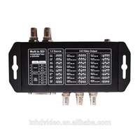 Convertidor de datos de audio y vídeo, componente compuesto a SDI HDMI, DVI, VGA, s-vídeo, CVBS, YPbPr, venta directa de fábrica