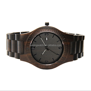 2017 de lujo populares buena calidad etiqueta privite hombres <span class=keywords><strong>reloj</strong></span> con <span class=keywords><strong>movimiento</strong></span> de japón fecha auto de madera al por mayor - Product Image 3