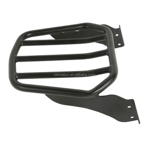 Sissy Bar avec dossier conique et porte-bagages arrière pour Harley Softail Fat Boy 07-17 XF2906A02-B Noir Pièces de <span class=keywords><strong>moto</strong></span> - Product Image 5
