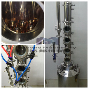 Nuevo tipo <span class=keywords><strong>de</strong></span> columna <span class=keywords><strong>de</strong></span> destilación olla destilador <span class=keywords><strong>de</strong></span> <span class=keywords><strong>alcohol</strong></span> con Ginebra cesta para venta - Product Image 4
