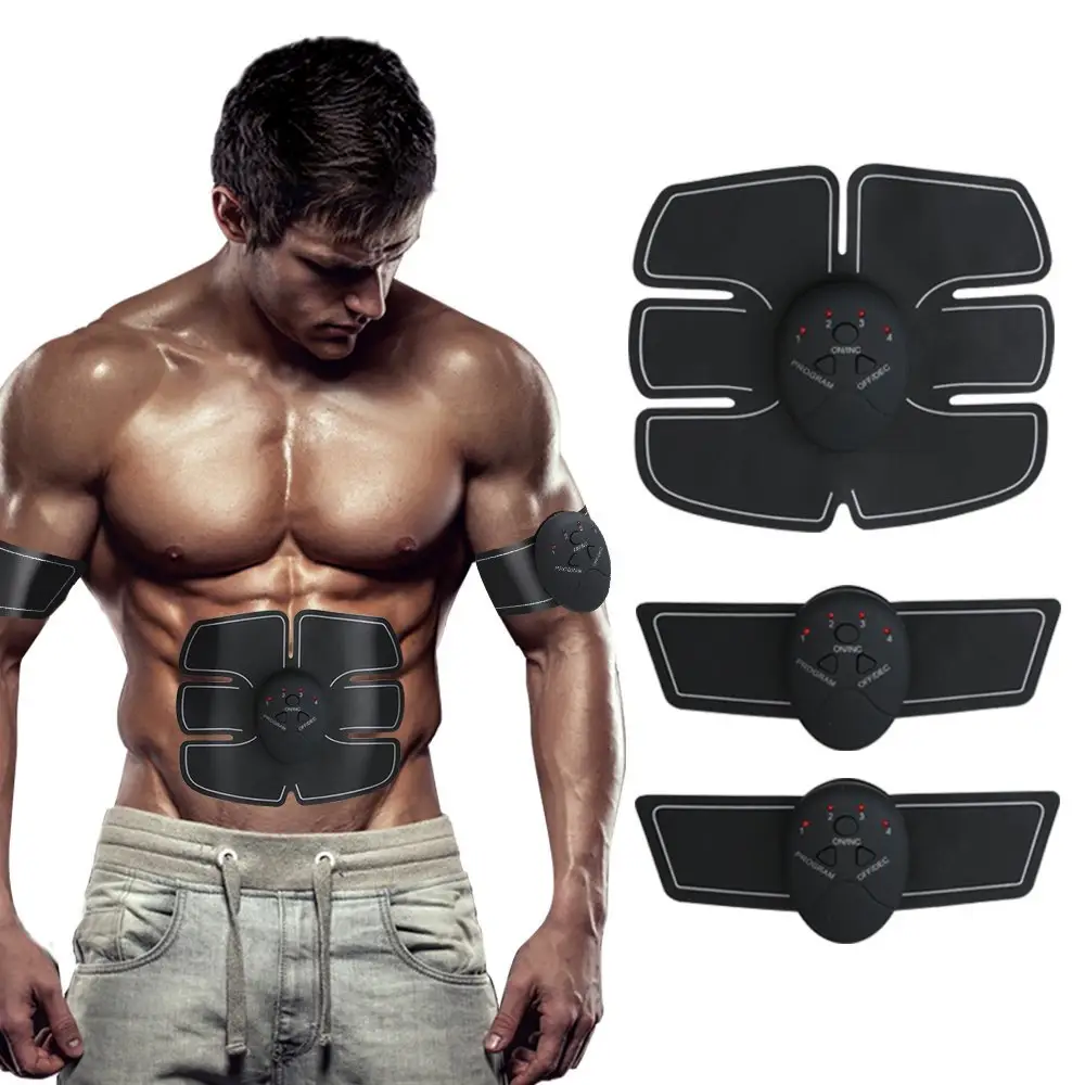 ABS Stimulator Trainer Wireless 6-Pack Body Toning Belt Electric EMS Abdominal ABS Muscle Stimulator