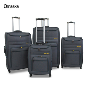 New <strong>Style</strong> Fashion High Quality Factory OMASKA Nylon Polyester <strong>4</strong> Pcs Set Travel Luggage Trolley Bag Suitcase - Product Image 3