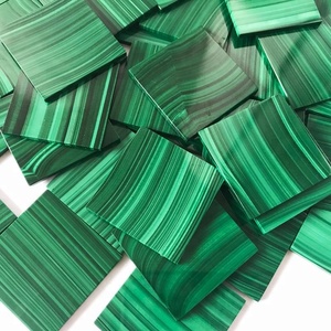 Dischi Quadrati di <span class=keywords><strong>Malachite</strong></span> di Grandi Dimensioni, Alta Qualità, <span class=keywords><strong>Malachite</strong></span> Verde Naturale - Product Image 5