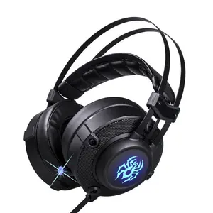 Stereo Headset Gaming untuk PC Over-Ear Gaming Headphone dengan MIC