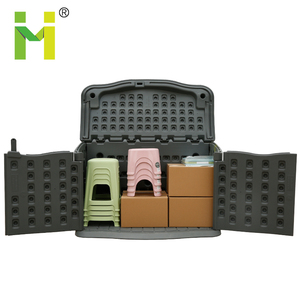 Garden tool plastic storage shed