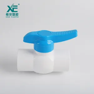 China Supplier Meticulous Useful Plastic Custom Blue Handle Covers Pvc Ball Valves