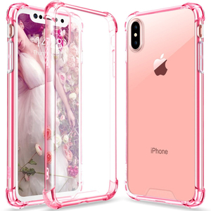 En gros Meilleure Vente Antichoc Transparent PC Retour TPU Cadre Cas Couverture Arrière pour <span class=keywords><strong>iPhone</strong></span> <span class=keywords><strong>X</strong></span> Acrylique Transparent Téléphone Cas - Product Image 4