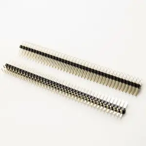 Break-away 0.1" 40-pin Single Row Strip Right-angle Male Header