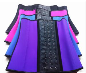 Ljvogues Corset de maintien de la taille avec 9 baleines en acier et 3 rangées de crochets en <span class=keywords><strong>latex</strong></span>, Corset d'entraînement - Product Image 1