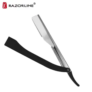 Razorline H18K Single Blade Razor Cheap Foldable Shaving Razor With Plastic Handle Barber Shaver Factory