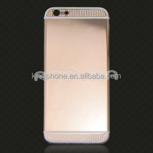 Para el iPhone 6 / 6 más 24 K oro / oro rosa vivienda diamante para el Iphone6 4.7 pulgadas / para el iPhone 6 Rose oro vivienda - Product Image 1