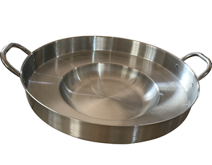 23 "de calidad Superior de la sartén profunda de acero inoxidable brillante chef mexicano Pan Disco Para Discadas - Product Image 1