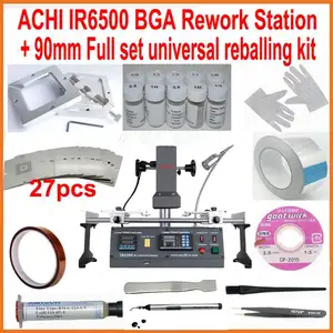 Nouvelle station de réparation de carte mère ACHI IR6500 bga, kit de démontage professionnel 90mm bga, 21 cadeaux