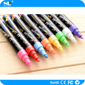 Rotulador marcador de tinta de colores, marcador doble fluorescente para publicidad, nuevo