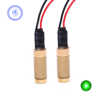 Module laser vert focalisable 3-5V 532nm 50mW