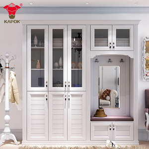 Panneau de trois <span class=keywords><strong>portes</strong></span> en bois, acier ou fer, personnalisé, porte coulissante en contreplaqué, placard, <span class=keywords><strong>armoire</strong></span> - Product Image 2