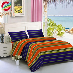 Luxury100 % <span class=keywords><strong>coton</strong></span> 3 cm jaune tissu <span class=keywords><strong>satin</strong></span>é 4 pcs reine taille ensemble <span class=keywords><strong>de</strong></span> literie pour hôtel draps ensemble <span class=keywords><strong>drap</strong></span> <span class=keywords><strong>housse</strong></span> - Product Image 4