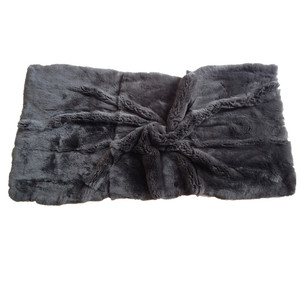 China Factory Wholesale Dyed Rex <strong>Rabbit</strong> <strong>Fur</strong> <strong>Plate</strong>/<strong>fur</strong> Carpet/throw/blanket - Product Image 1