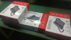 Quan GSM850/900/1800/1900Mhz Proolin 6588 GSM <span class=keywords><strong>telefono</strong></span> di <span class=keywords><strong>casa</strong></span> Dual sim GSM fisso wireless desktop <span class=keywords><strong>telefono</strong></span> - Product Image 2