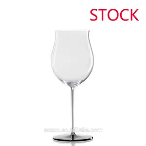 baratos de valores de color rojo vino de cristal hechos a mano surtido de artículos de cristal de vidrio de vino 001