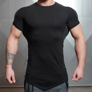 Camiseta Deportiva Personalizada con Logotipo, Camiseta de Gimnasio de Poliéster Comprimido para Hombre - Product Image 2