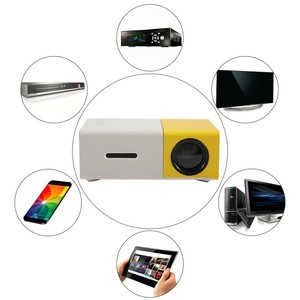 Batería Incorporada YG300 Portátil Pocket Mini Proyector HD 1080 P Mini Proyector con Sintonizador de <span class=keywords><strong>TV</strong></span> Hogar Al Aire Libre - Product Image 6