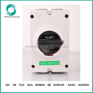 Tuv CE IEC aprobado precio de fábrica todo tipo de IP66 impermeable cc 1000 V 20A a 63A <span class=keywords><strong>desconexión</strong></span> del interruptor aislador - Product Image 4