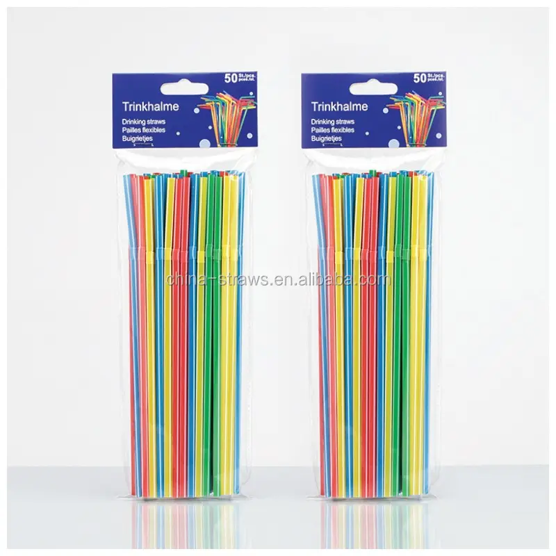 Wholesale cheap dinnerware disposal portable eco drinking plastic straw
