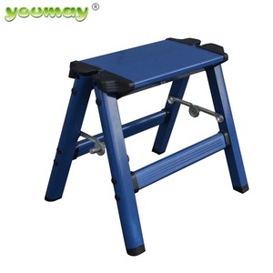 เก้าอี้บันไดอลูมิเนียมสองด้านพร้อมขั้นตอนเดียว AD0501A - Product Image 3