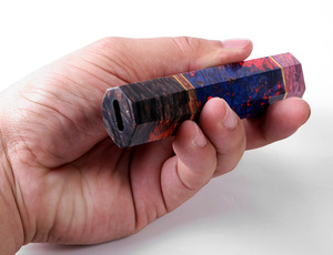 Solidified Wood Handle DIY <span class=keywords><strong>Knife</strong></span> Handle Parts Handmade <span class=keywords><strong>Knives</strong></span> Octagonal Geometry Professional CreationのArt Accessories New CN - Product Image 6
