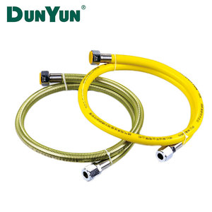 Zhejiang Fábrica Ondulado 304 Aço Inoxidável Tubing Fole Conector Porca Fêmea para Saco De Gás Natural Embalado