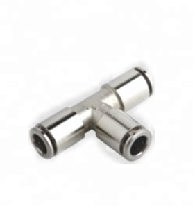 Bằng Công Đoàn One-Touch Phù Hợp Áp Suất Thấp Brass Tee Kết Nối Đẩy Cho Nylon Ống Đúc Kỹ Thuật-Đầu Mô Hình - Product Image 3