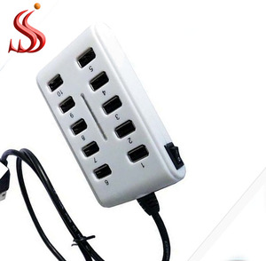 Xách tay tốc độ cao 10 cổng USB 2.0 Hub Powered USB Hub VS unpowered - Product Image 5