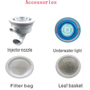 Nettoyeur de filtre mural en fibre de verre pour <span class=keywords><strong>piscine</strong></span> avec skimmer intégré, lumière LED et marches antidérapantes pour piscines au sol - Product Image 5