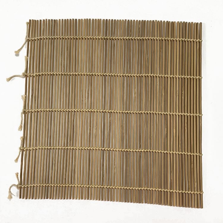Продажа с завода, бамбуковый коврик для суши 23,5*24 см, бамбуковый коврик для суши в японском стиле