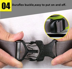 Truelove en fiyatları RTS neopren su geçirmez moda spor kemer yürüyüş koşu köpekler için köpek evcil hayvan göğüs tasması ile bel çantası - Product Image 5