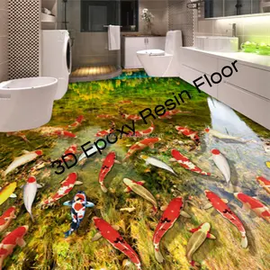 Waterproof Anti-slip 3D Floor Epoxy Resin for Home Floor Decoration