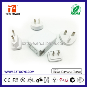 <span class=keywords><strong>4</strong></span> port usb adaptateur <span class=keywords><strong>5</strong></span> <span class=keywords><strong>v</strong></span> 4a chargeur usb avec le ROYAUME-UNI/UA/UE/US interchangeables bouchons - Product Image 2