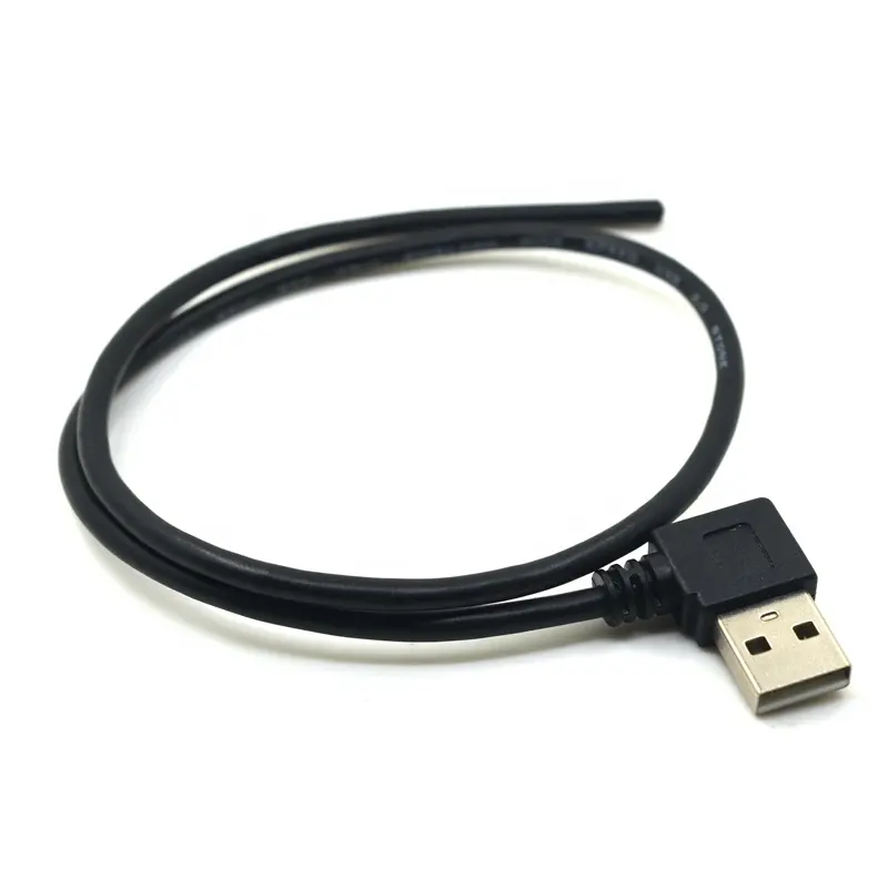 90 Degree Right Angle <strong>Usb</strong> a Male to 4 <strong>Wires</strong> <strong>Bare</strong> <strong>End</strong> <strong>Usb</strong> <strong>Cable</strong>