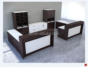 SUN GOLD cash counter reception modern <strong>office</strong> desk furniture modern <strong>office</strong> <strong>table</strong> design <strong>l</strong> <strong>shaped</strong> sz od224 - Product Image 2