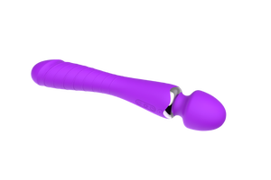 P1 Doppelkopf selbst beheizte Vibration Dildo Penis G-Punkt Stimulation <span class=keywords><strong>Masturbation</strong></span> Zauberstab SexToy für Frau - Product Image 6