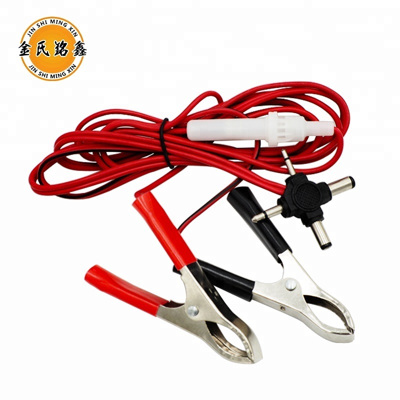 MX 30A Clips de cocodrilo doble a Cross DC Plug Cable cargador con portafusibles