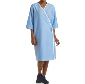 2024 Vestido de paciente hospitalar unissex confortável e reutilizável por atacado, melhor preço