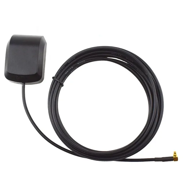 Antena mobil GPS aktif eksternal antena pelacak GPS kabel RG174 dengan konektor MCX