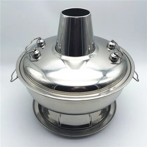 Pot chinois pour charbon de bois, Pot de service chauffant avec cheminée - Product Image 5