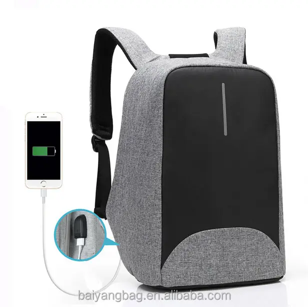Multiple pockets OEM brand business anti theft laptop backpack bag