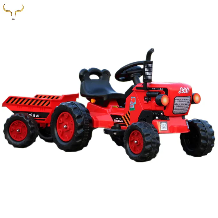 2019 la migliore vendita farm mini auto trattore 4x4 elettrico bambini ride on trattore commercio all'ingrosso