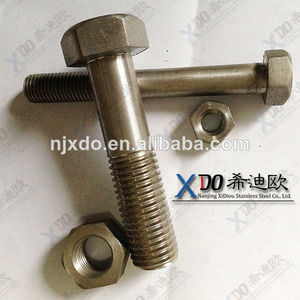 2507( f53) 1.4410, sa-240 <span class=keywords><strong>a2</strong></span> <span class=keywords><strong>70</strong></span> de hardware de acero inoxidable y los pernos frutos secos din931 proveedores - Product Image 1